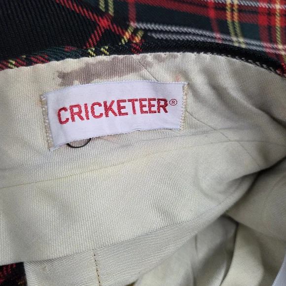 Vintage Cricketeer Plaid Tartan Pants